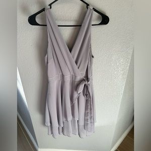 Windsor purple flowy wrap dress
